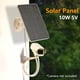 thumbnail image 2 of Montaje de pared monocristalino de panel solar de 10W 5V para luces (puerto tipo C blanco) Ehuebsd  Para estrenar, 2 of 9