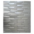 thumbnail image 1 of Panel soft autoadhesivo 3D BLOCK PLATA 20 PZAS 10m2 PANEL DECORATIVO, 1 of 4