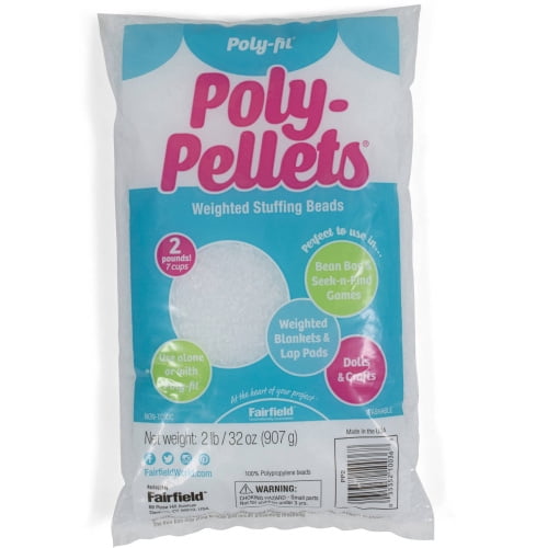 FAIRFIELD Poly Pellets®, Weighted Stuffing, 900g (32 oz) Bag