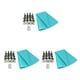 thumbnail image 3 of Ounissouiy 18 unids/set boquilla para pasteles boquilla para hornear de acero inoxidable DIY cocina galletas glaseado herramienta para manga Type1 NO1, 3 of 6
