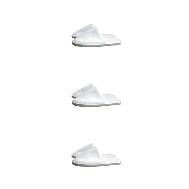 Minnieouse 10 pares de zapatillas de hotel desechables de lana Coral para hombre y mujer, zapatos cálidos de Color sólido, zapatillas de casa, Type1 NO1