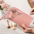 thumbnail image 4 of Bolsa organizadora de brochas de maquillaje, bolsa de viaje para cosméticos, portavasos para lápices resistente al agua y sin polvo, 4 of 6