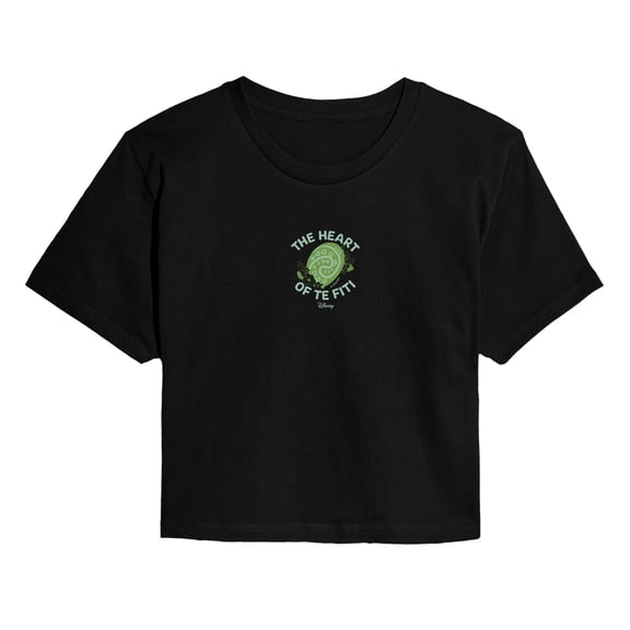 Moana Live Action - Heart Of Te Fiti - Juniors Cropped Graphic T-Shirt