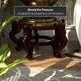 thumbnail image 2 of Red Lantern Fishbowl Stand - Rosewood - Size 14.5 in. Base Diameter, 2 of 6