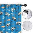 thumbnail image 4 of Blackout Kids Curtains,Monster Cartoon Truck Blue Pattern Children's Insulated Curtains Set Of 2,Bedroom Essentials,Toddler Room Decor 52"x84", 4 of 5