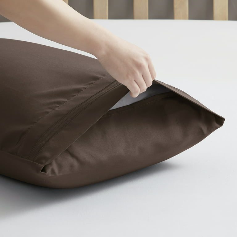 Nestl Pillow cases Premier 1800, Luxury Soft Microfiber Pillow Case Sleep  Covers, Hypoallergenic Sleeping Encasements, Queen Standard Size (20x30)