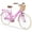 Pink, variant on 24-Inch Girls' Bike with Steel Frame, V Brakes & Front Basket Outdoor Cruiser Bicycle– Pink