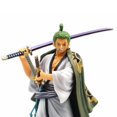 thumbnail image 3 of One Piece Anime Zoro Sword Real Kimono Aciton Pose Wano Country 6.6 Inch Anime Doll Model Suitable For Gift Collection, 3 of 5
