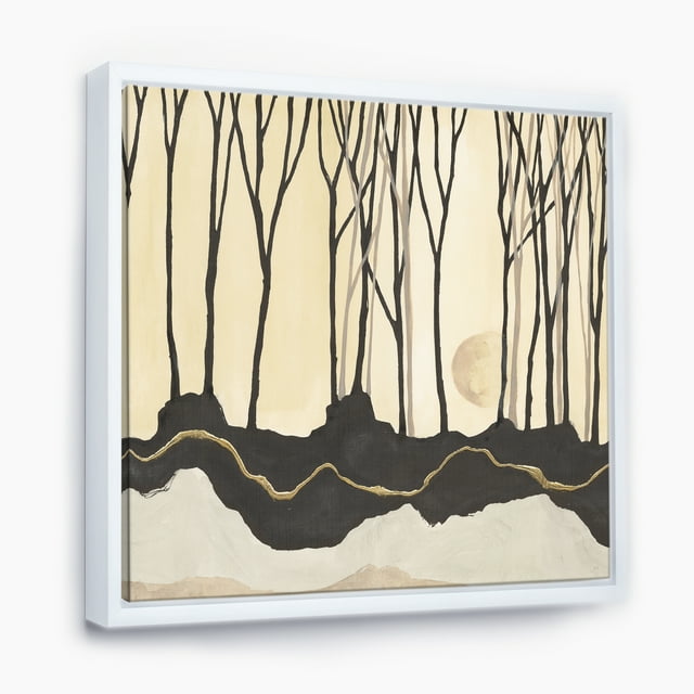 Geometric Forest - Farmhouse Framed Canvas
