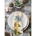 thumbnail image 2 of Sunflower Cloth Napkins Set of 8 Reusable Dinner Napkins, Farmhouse Floral Bee Brown Vintage Pink Yellow Cocktail Napkin Washable Table Napkins for Wedding/Holiday Party/Baby Shower 20"x20", 2 of 7