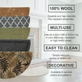 thumbnail image 3 of UniFlame Hand Tufted Gray Area Rug, 44 in. L x 22 in. W, 100% Wool, 3 of 5