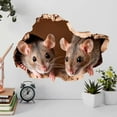 thumbnail image 4 of 3D Wall Sticker, 3D Mouse Family Wall Stickers, Cute Wall Decal Colorful Stickers for Walls, ouse Hole Wall Decal Décor for Living Room, Bedroom, Laptop, Book Case, Vinyl Sticker Gifts(1PC), 4 of 9