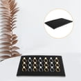 thumbnail image 2 of Shisuyan Rectangular Jewelry Display Tray Black 1Pcs 13.2X8.9X0.5In, 2 of 8