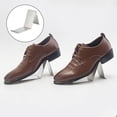 thumbnail image 3 of Soporte Para Estante De Exhibición De Zapatos, Elevador De Tacón Alto Para Encimera De Zapatería, Hombres, Plateado Sunnimix Estante de exhibición de zapatos, 3 of 8