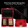 thumbnail image 4 of Ymiko Wooden Oboe Reeds Case, Reed Box Oboe Reeds Case, Cover Reed Case For 6pcs Oboe Reeds For Prevent Reeds From Moisture, 4 of 8