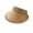 Khaki, variant on Women Straw Sun Visor Summer Beach Visor Wide Brim Foldable Ponytail Hat for Women Travel Outdoor Wear