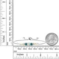 thumbnail image 3 of 925 Sterling Silver and 10K Yellow Gold White Opal Blue Moissanite and White Lab Grown Diamond Tennis Bracelet for Women (1.52 Cttw, Gemstone October Birthstone, Fully Adjustable up to 9 inch), 3 of 4
