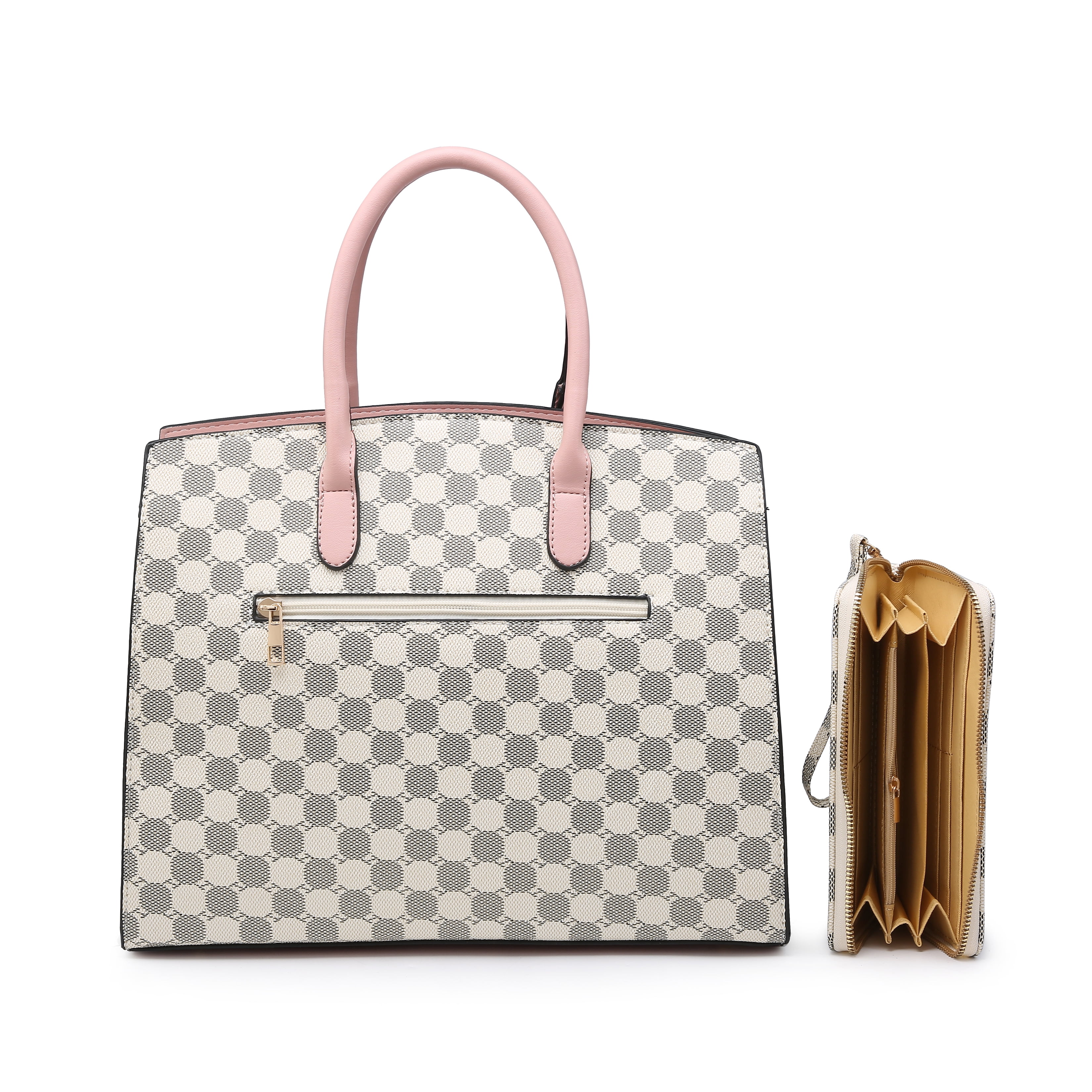 Lumento Women's Checkered Print Square Bag