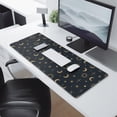 thumbnail image 2 of Long Mouse Pads for Desk,Dark Blue Sun Moon Cross Pattern Desk Mats on Top Of Desks, Desk Mouse Pad Extra Large with 3mm Non-Slip Base and Stitched Edge for Gaming,Office,Work,Home 31.5"x11.8", 2 of 6