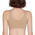 thumbnail image 3 of FallSweet Front Close Bra for Women Push Up Wirefree Bra Seamless No Dig Comfort Brassiere, 3 of 4