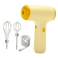 thumbnail image 2 of simhoa Electric Milk Frother Egg Beater Baking Electric Mixer USB Rechargeable Handheld Yellow, 2 of 3