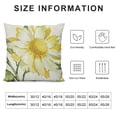 thumbnail image 5 of PHYHOO  Home Sweet Home Spring Summer Flowers Yellow Throw Pillow Covers,  Blue Cushion Case for Sofa Couch, 5 of 5