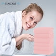 thumbnail image 4 of Toallas de mano TENSTARS Silk con dobladillo de microfibra ultrasuave, 4 of 7