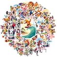 thumbnail image 2 of 35pcs-50pcs Cute Stickers Stationery Stickers Adventure Animal Stickers Kids Stickers for Phone Laptop Suitcase, 2 of 9