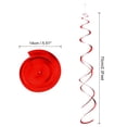 thumbnail image 2 of 18uds Decoraciones Colgantes de PVC Rojo Unique Bargains Fiesta Cumpleaños con Gancho, 2 of 7