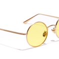 thumbnail image 3 of 1x Gaf Sol para Pesca, Decoración de Viaje, Forma Redonda, Estilo Retro, Personalidad Clásica, Masculinas Y Femeninas Amarillo Soledad Gafas de sol de las mujeres de la manera, 3 of 6