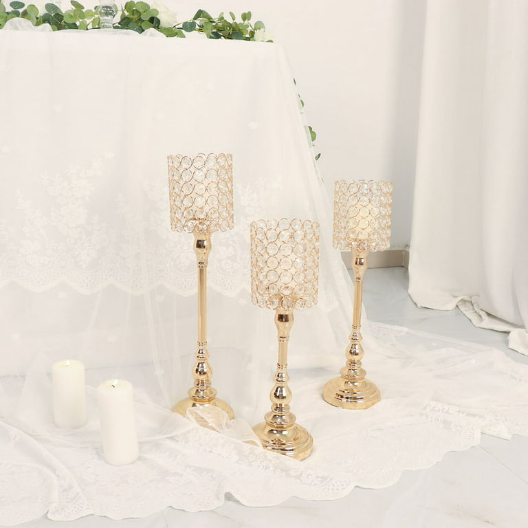 Bubble Crystal Candle Centerpiece Kit
