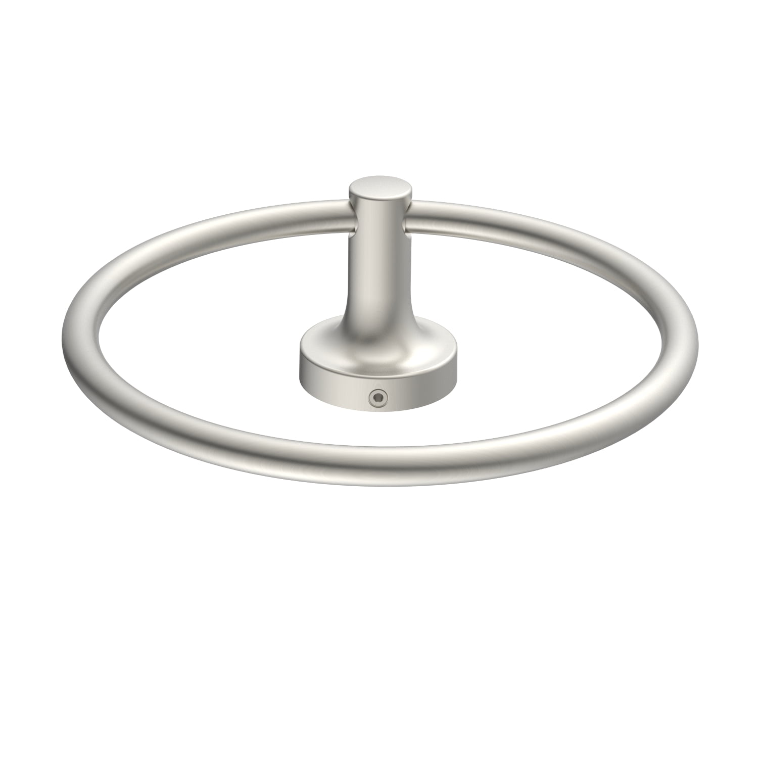 (2 pack) Better Homes & Gardens Clean Modern Style Wall Mount Towel Ring Satin Nickel