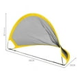 thumbnail image 6 of Lolynie Foldable Soccer Goal Set - 2 Portable Mini Nets For Backyard Training, Kids' Sports Equipment With Carry Bag, 6 of 8