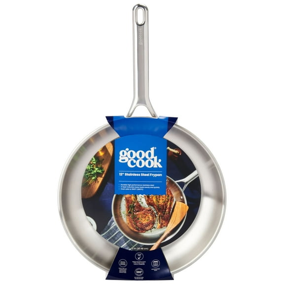 GoodCook Stainless Steel 12 in Frypan