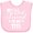 AD-Pink, variant on Inktastic My Best Friend is My Titi with Hearts Boys or Girls Baby Bib
