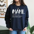 thumbnail image 4 of EcoLoom Mami S Mother's Day Idea For Grandma Mami Long Sleeve Unisex Midweight Crewneck Sweatshirt, 4 of 4