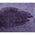 thumbnail image 4 of oneOone Viscose Chiffon Fabric Leaves & Floral Block Decor Fabric Printed BTY 42 Inch Wide, 4 of 4