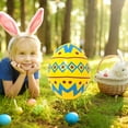 thumbnail image 4 of JJKBVCLO Inflatable Easter Egg Decorations Colorful Inflatable Eggs For Easter Party And Garden, 4 of 6