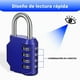 thumbnail image 4 of 2PCS Blue code lock, used for waterproof padlock of 4-position outdoor lockers, suitable for schools, gymnasiums, sports venues, fences, tool boxes, gates, boxes, outdoor and buckle storage., 4 of 5