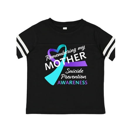 

Inktastic Remembering my Mother- suicide prevention awareness Gift Toddler Boy or Toddler Girl T-Shirt