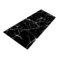 thumbnail image 2 of Alfombra de cocina Zulema antideslizante de mármol negro, 2 of 8