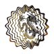 thumbnail image 2 of Decoración Giratoria de Viento Shamjiam Colgante Geométrico de Acero Inoxidable Oro, 2 of 8