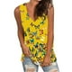 thumbnail image 2 of Blusa sin mangas con cuello en V y estampado de mariposas informal a la moda para mujer Pompotops lopia996795, 2 of 6