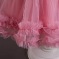 thumbnail image 6 of Casual Party Tulle Sundress for Kid Toddler Princess Dress Fashion Ball Gown for Little Girls Mesh Gauze Dress Fluffy Summer Dresses Sparkly Sequin Birthday Prom Outfit Sleeveless（6M-5 Years）, 6 of 8