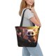 thumbnail image 2 of Easygdp Adorable Fluffy Bat Bolso de Hombro para Mujer, Bolso Bandolera y Cartera de Mano Elegante para Uso Diario, 2 of 6