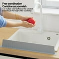 thumbnail image 3 of Silicone Kitchen Sink Splash Guard Anti-Splash Waterproof Protector For Dishwashing Basin Splatter Screen Bar Anti-water Board Shallow gray, 3 of 9