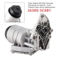 thumbnail image 2 of Aluminum Engine Oil Filter Housing For Hyundai Santa Kia Cadenza 3.3L 2012-2018, 2 of 7