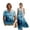 Blue Bird Forest, variant on FOR U DESIGNS Crane Sun Sea Wave Print Matching Outfits for Couples Linen-Like Sleeveless Women's Casual Dresses & Men's Button Down Shirt 2026 Fashion Summer Outfits