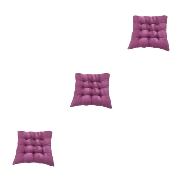 Wweixi Coussin en Polyester et Coton avec Sangle Confortable et Respirant, Rembourrage Perle pour Se Libérer, Violet 3Set