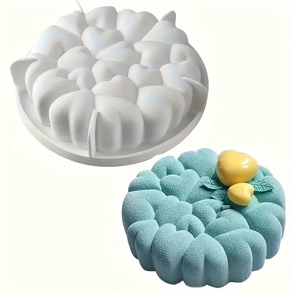 Non-stick large round silicone jelly mold, suitable for cake and bread DIY baking mold 1 piece